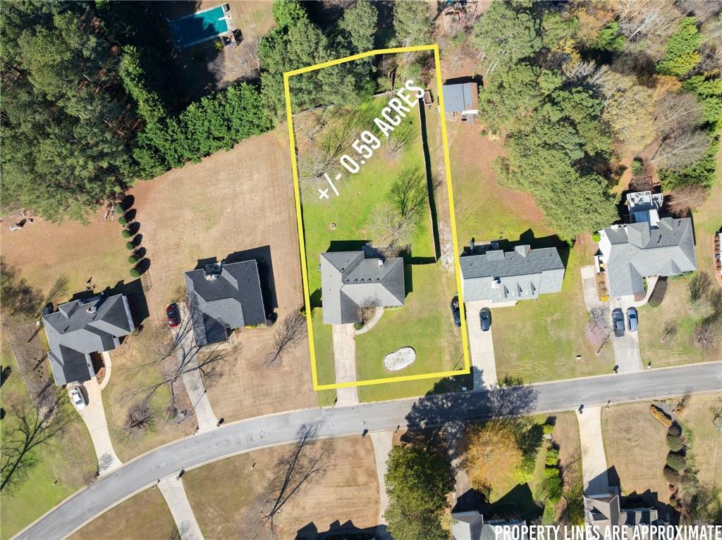 716 Michael Drive Winder, GA 30680 - Photo 40 of 46 an aerial view of a swimming pool