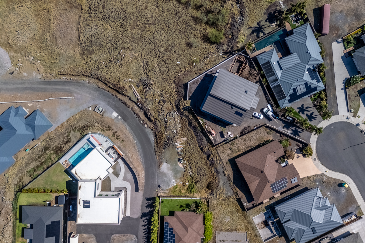 68-5106 Lot 6 Kainani Place Waikoloa, HI 96738 - Photo 6 of 16 an aerial view of a house with a yard garage and a patio