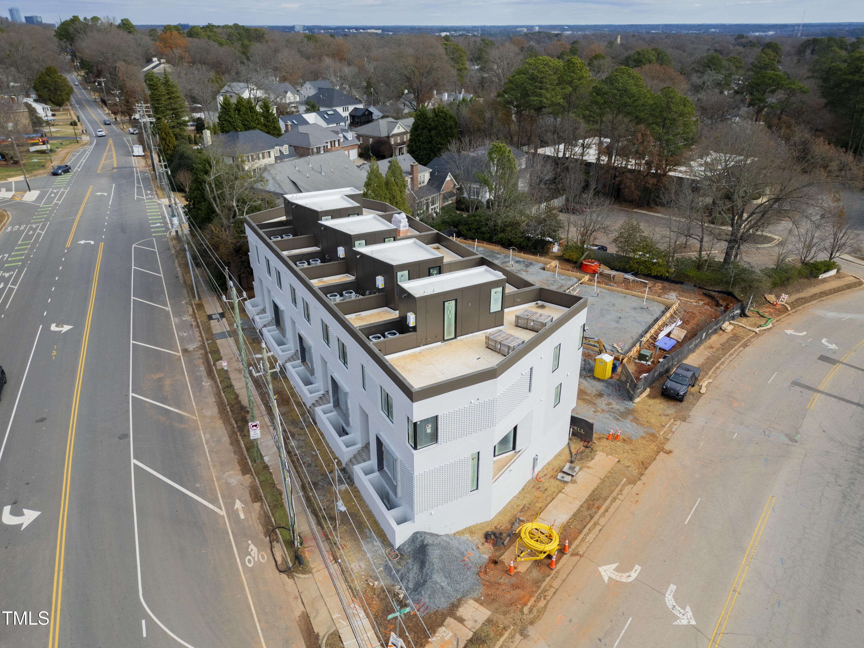 1310 Chamblee Hill Raleigh, NC 27608 - Photo 15 of 26 an aerial view of a house with outdoor space