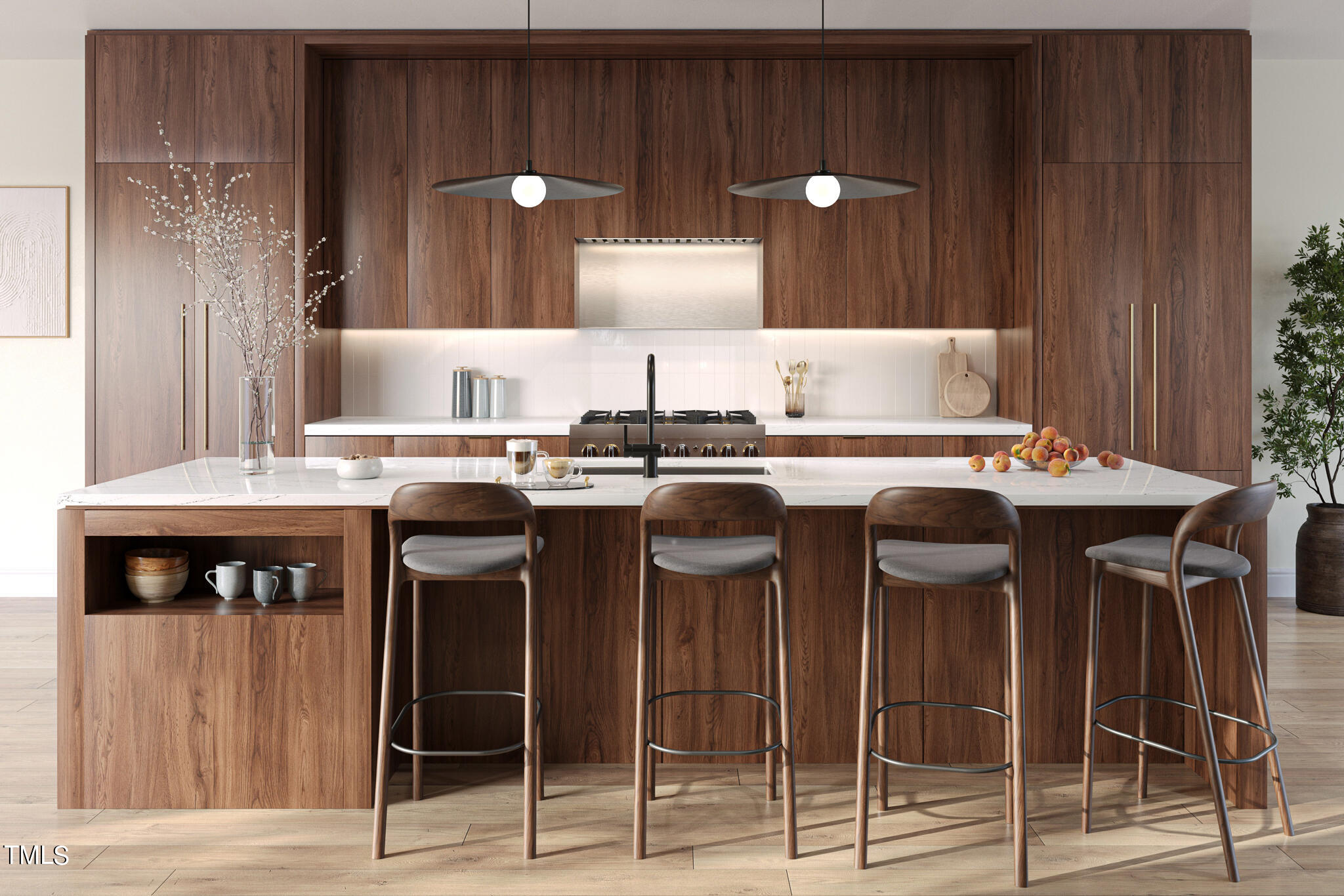 1310 Chamblee Hill Raleigh, NC 27608 - Photo 5 of 26 a kitchen with a sink and chairs