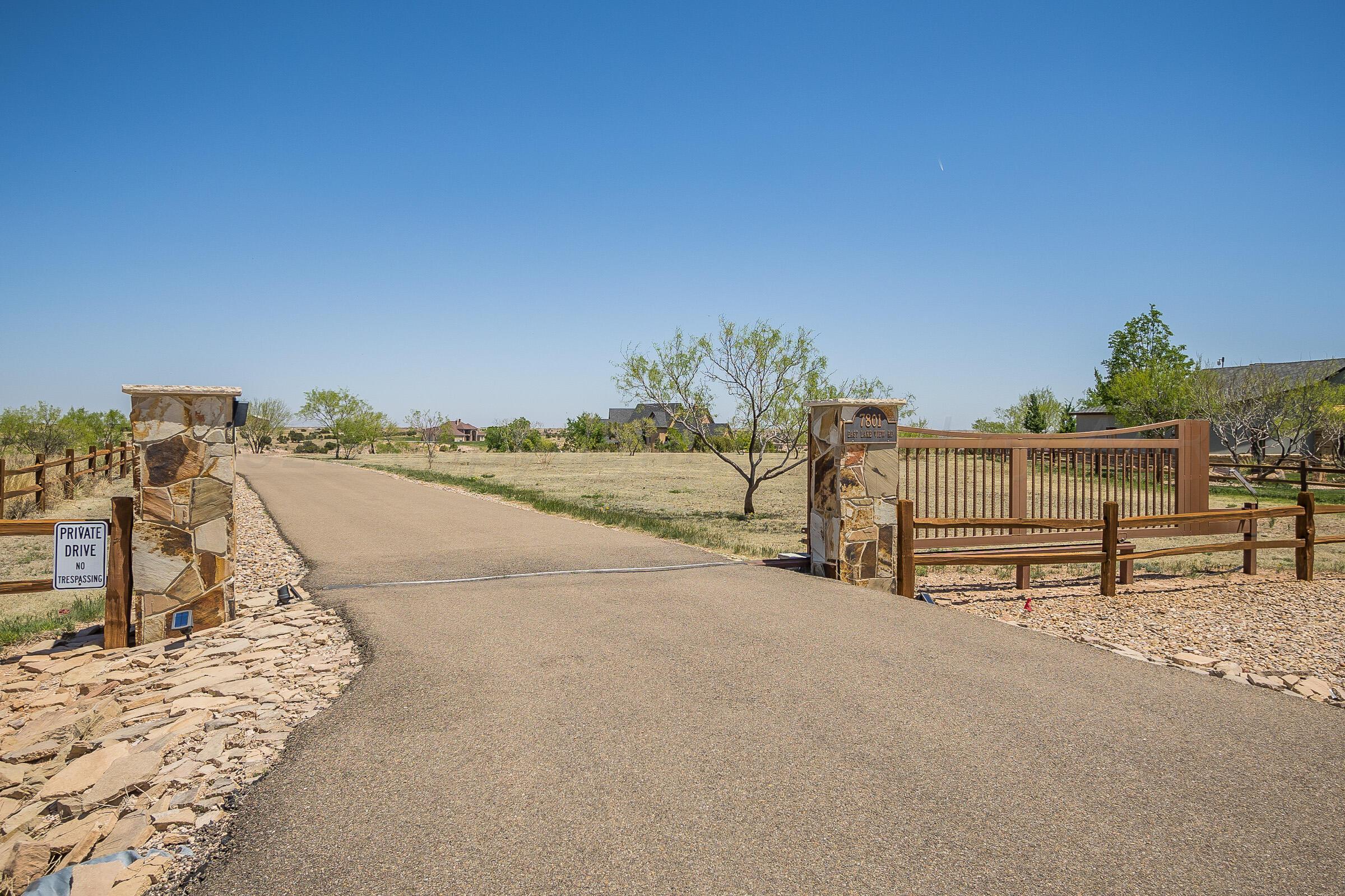 7801 East Lake View Road Amarillo, TX 79118 - Photo 5 of 54 Electronic Entry Gate