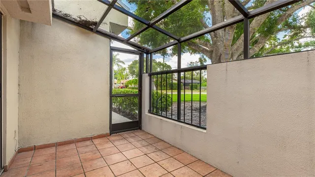 a view of a room with wooden floor and iron walls