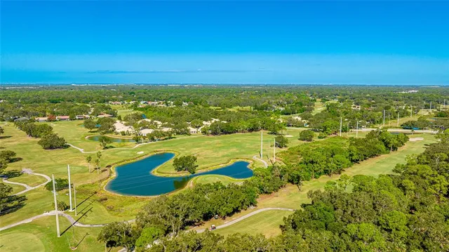 a view of a city with an ocean