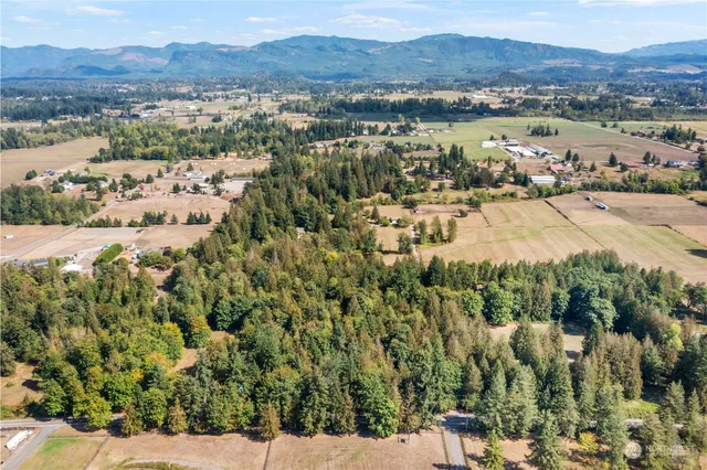 a view of lake and mountain