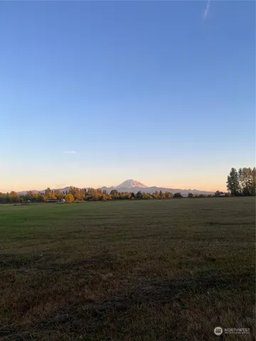 a view of a lake and mountain