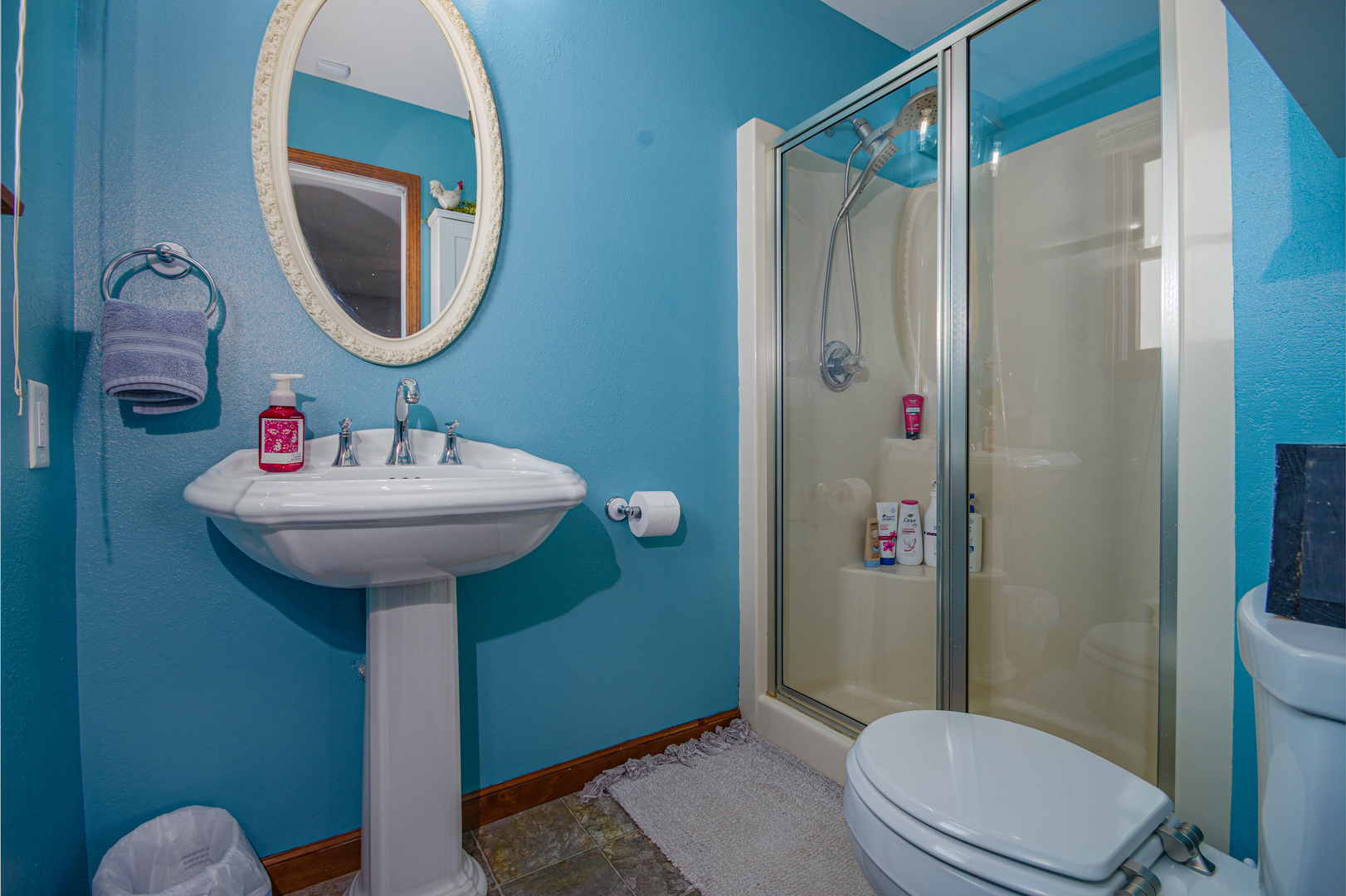 4786 Keller Road Iuka, IL 62849 - Photo 30 of 40 a bathroom with a sink toilet and a mirror