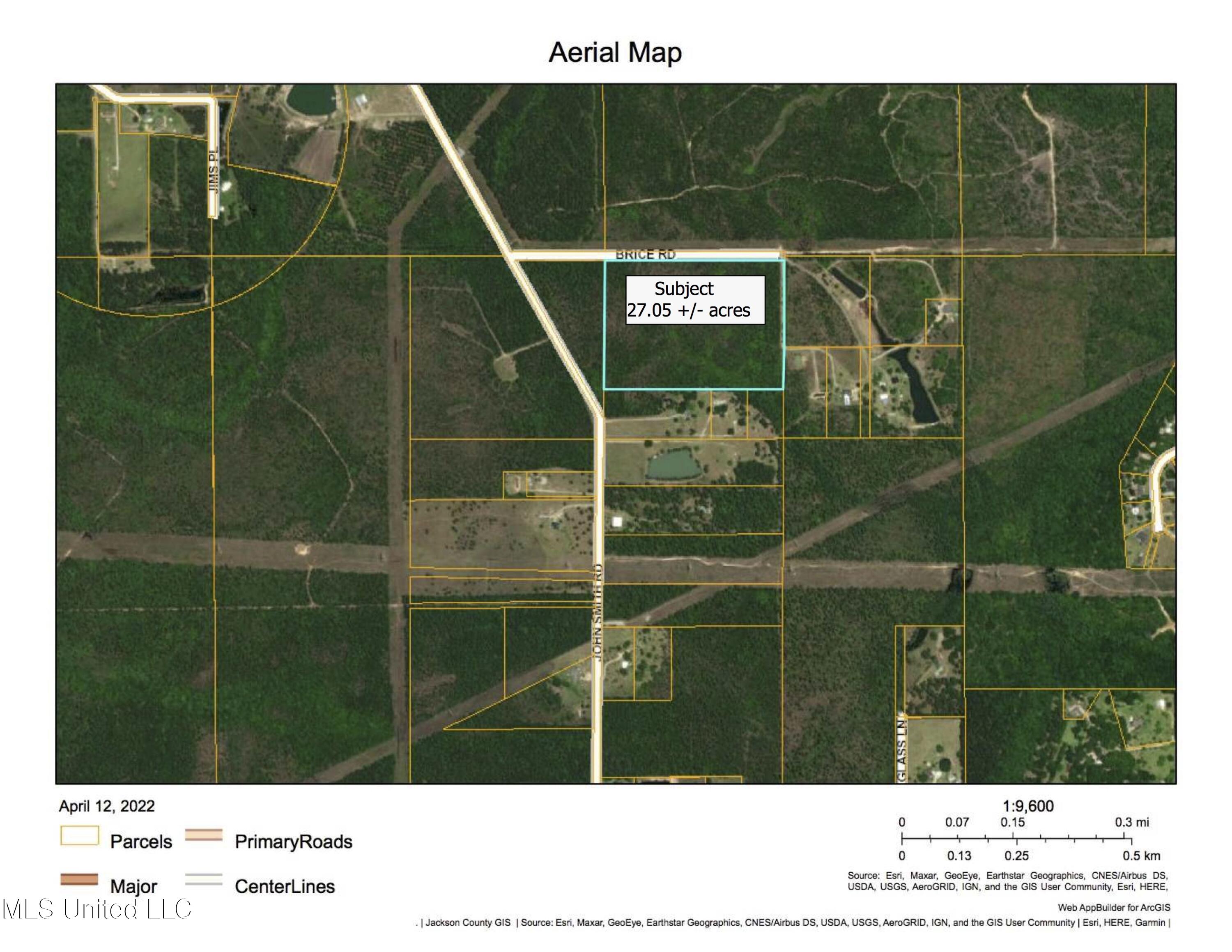Brice Road Vancleave, MS 39565 - Photo 1 of 2 Brice Rd- Aerial View