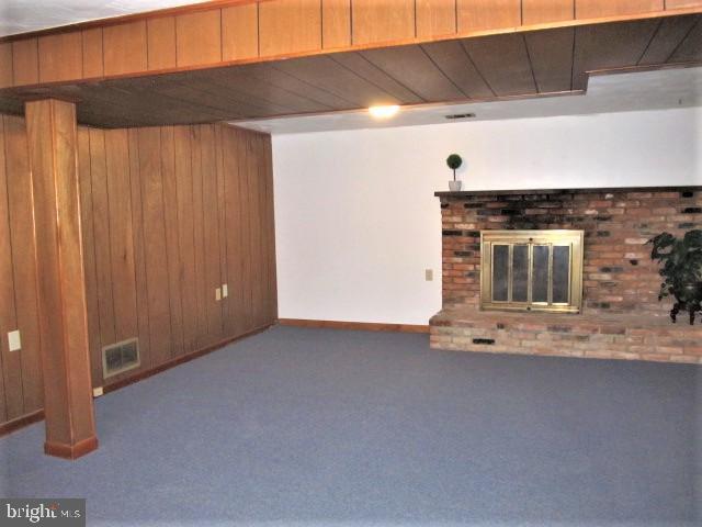 9 Charles Road Linthicum, MD 21090 - Photo 15 of 22 Lower level family room with wood burning FP!