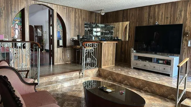 a view of a living room