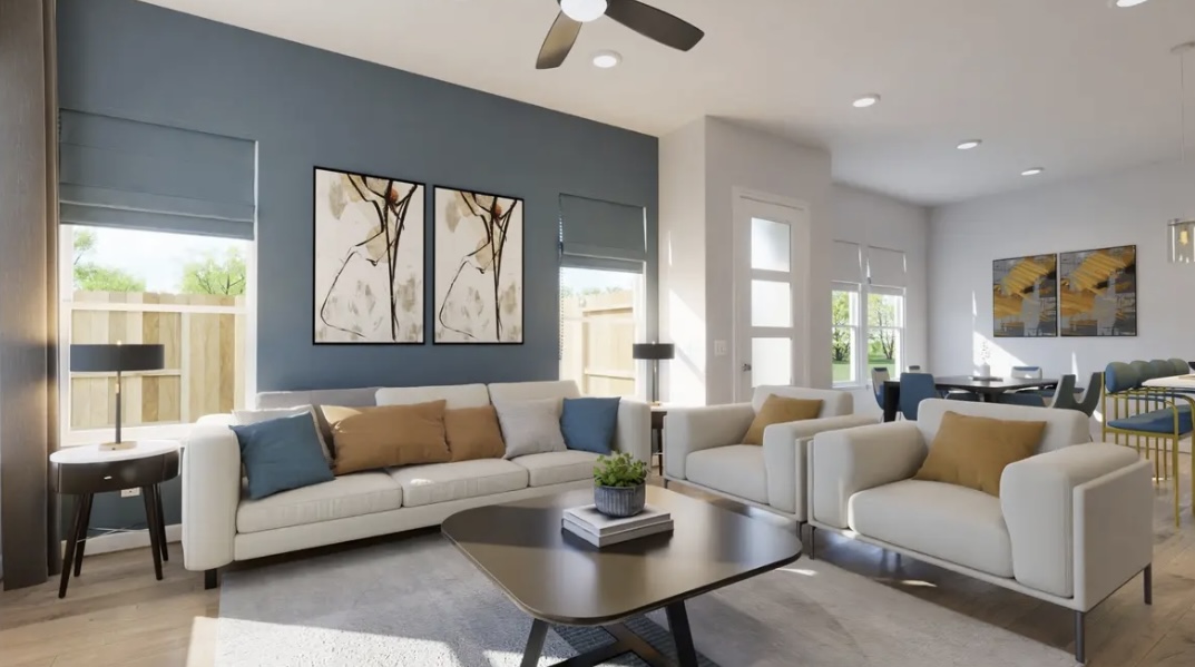 1326 Sweet Bark Street Austin, TX 78745 - Photo 3 of 5 The Aria Grace- rendered photo, home is under construction