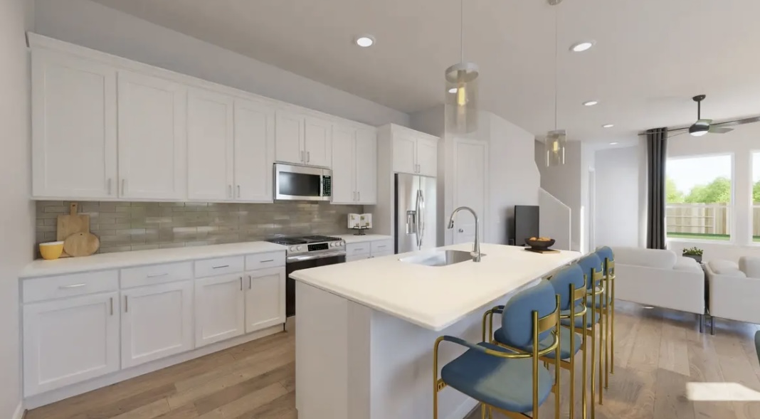 1326 Sweet Bark Street Austin, TX 78745 - Photo 4 of 5 The Aria Grace- rendered photo, home is under construction