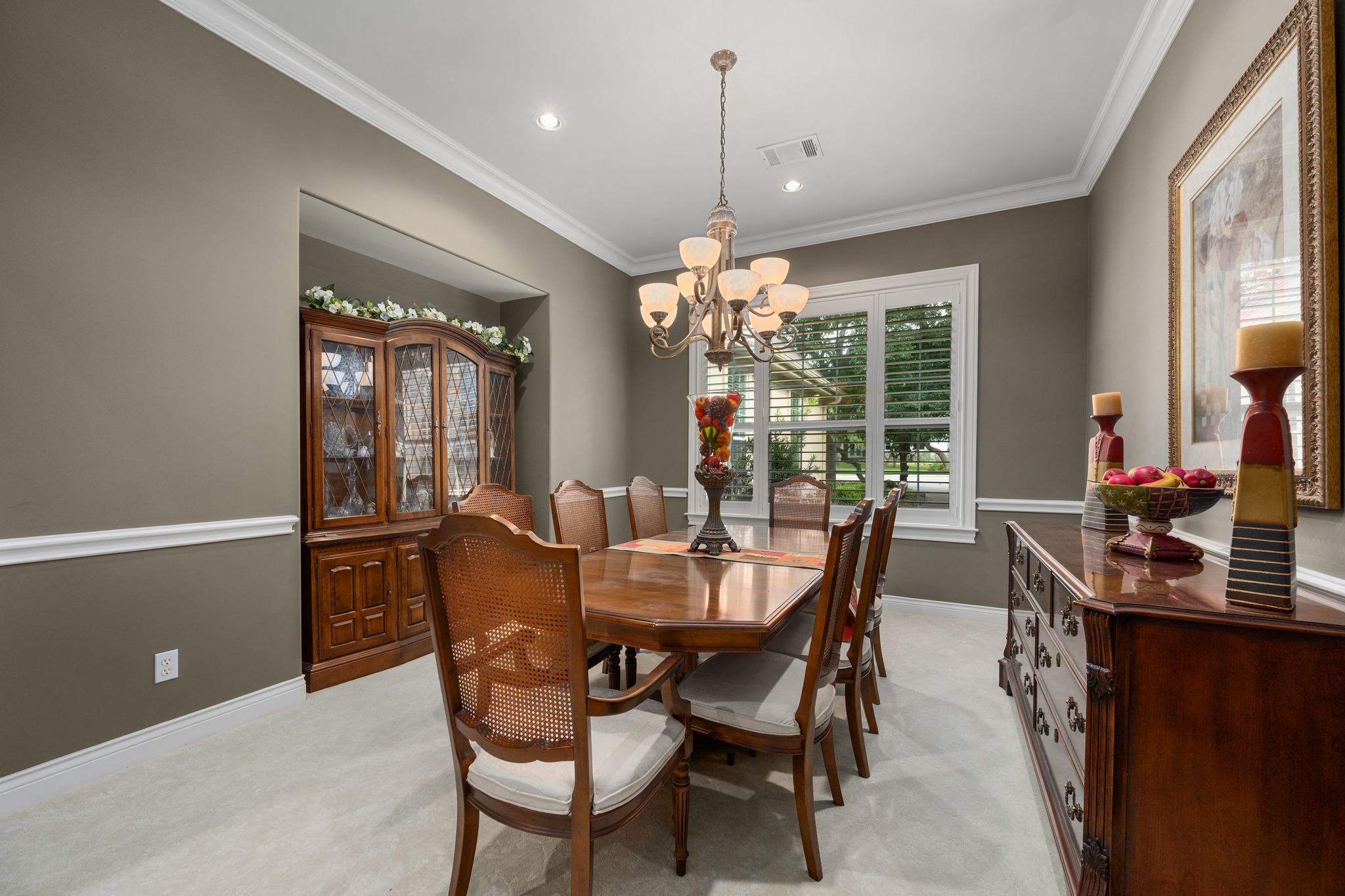 29 Meadows End Georgetown, TX 78628 - Photo 14 of 38 a view of a dining room with furniture window and outside view
