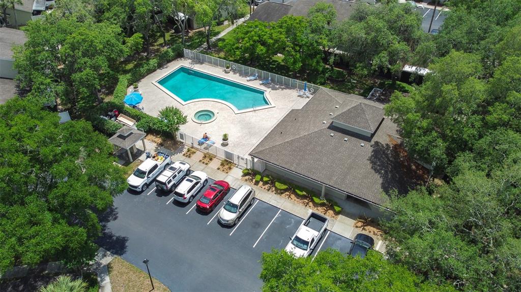 5100 Burchette Road, Unit 2505 Tampa, FL 33647 - Photo 36 of 47 an aerial view of residential house with outdoor space and swimming pool