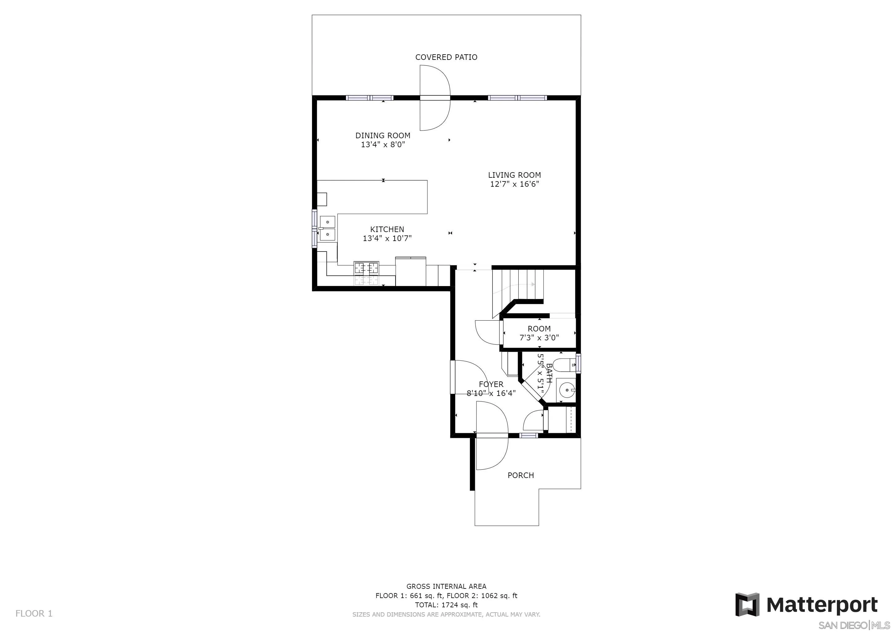 1867 McDougal Terrace El Cajon, CA 92021 - Photo 27 of 28 a picture of a floor plan