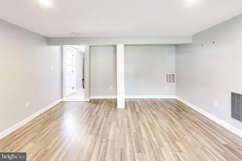 wooden floor in an empty room