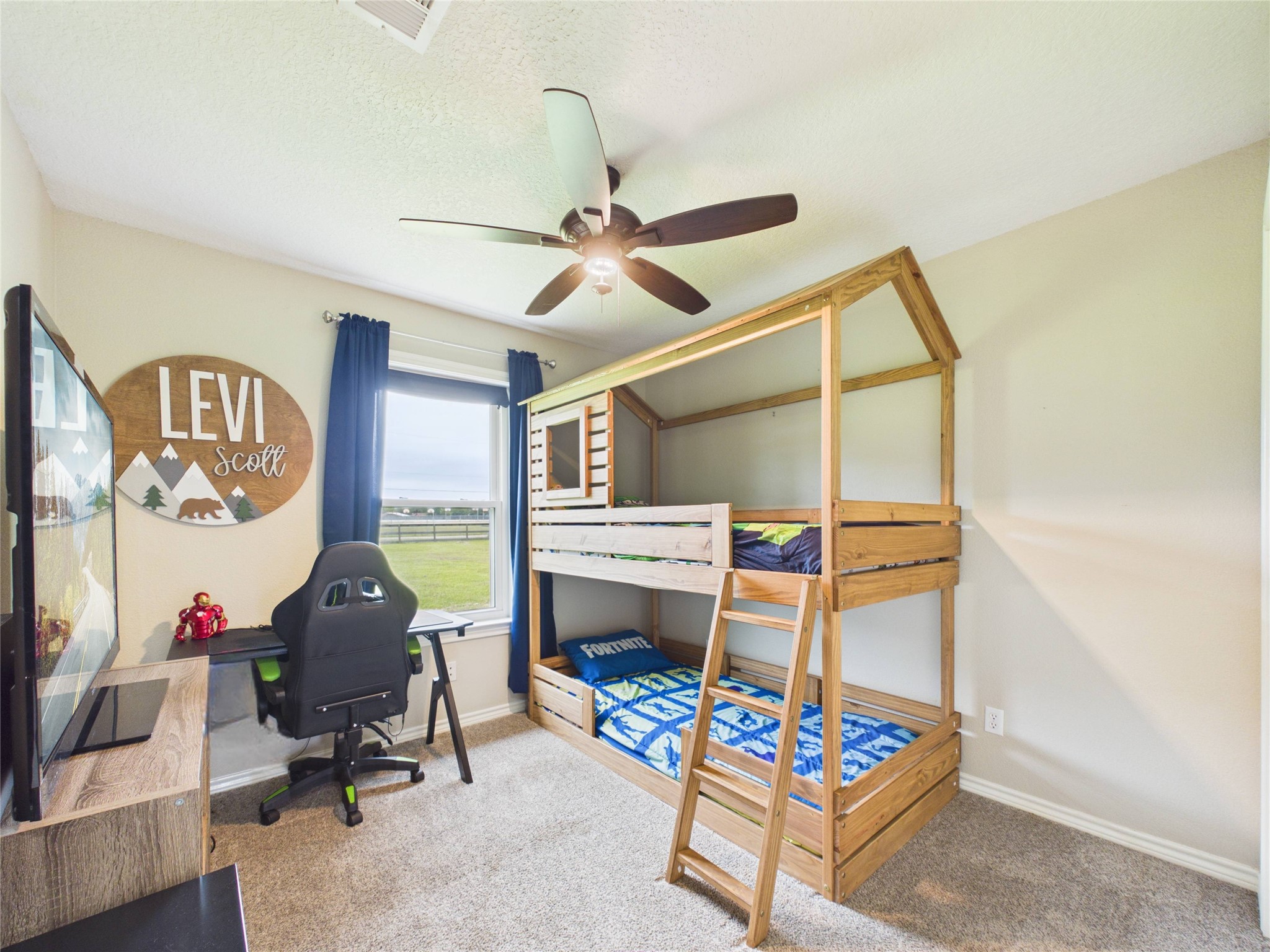 4610 Mustang Road Alvin, TX 77511 - Photo 36 of 50 Secondary bedroom has a view of front yard and generous closet space
