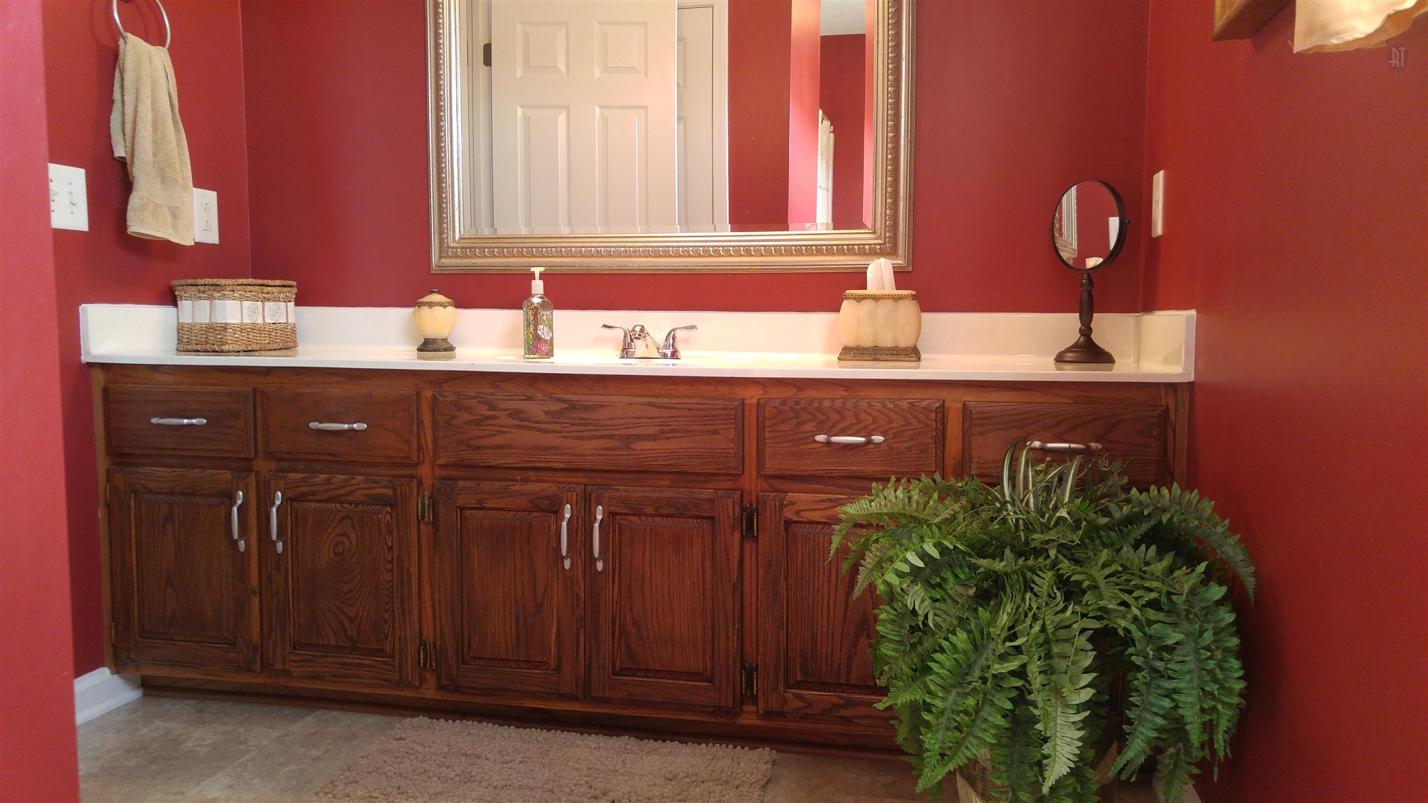 282 Collins Road Portland, TN 37148 - Photo 16 of 28 a bathroom with a sink and a mirror