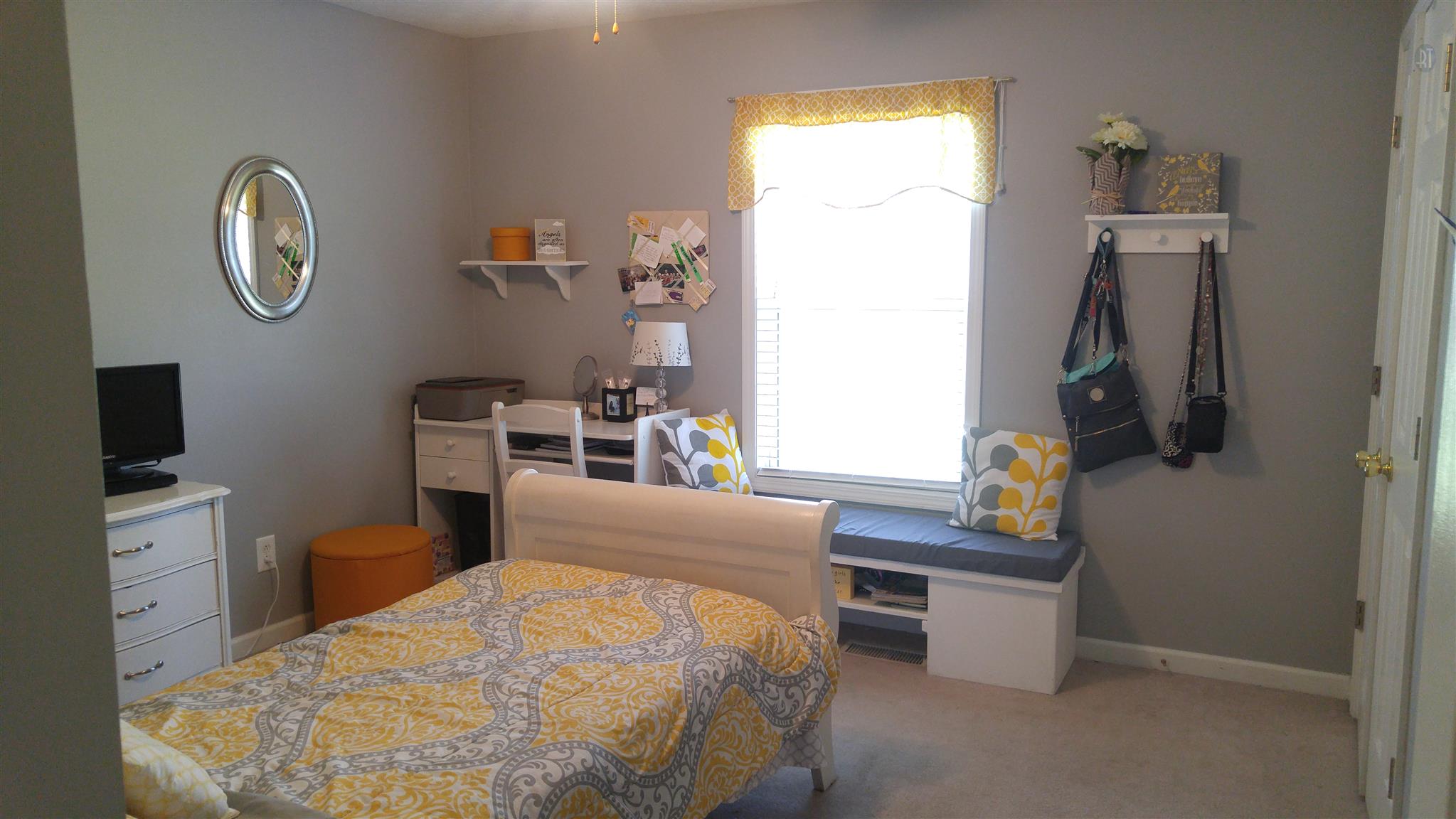 282 Collins Road Portland, TN 37148 - Photo 20 of 28 a bedroom with a bed and a television in it