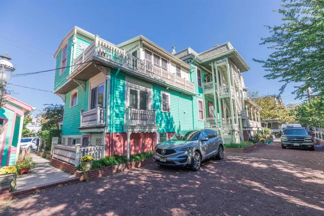 a view of a house with a patio