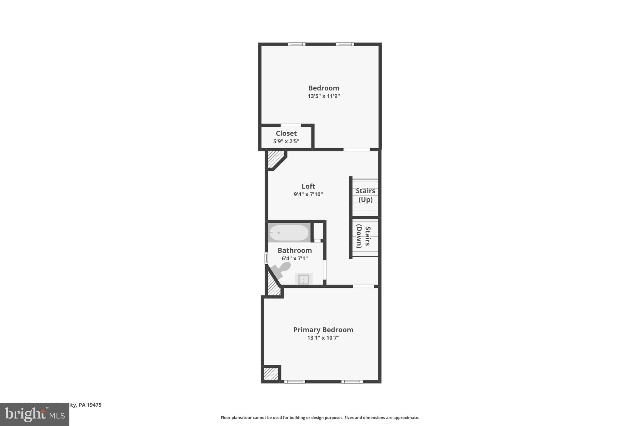 203 Walnut Street Spring City, PA 19475 - Photo 52 of 55 Upper Level Floor Plan