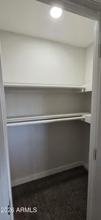 a close view of closet