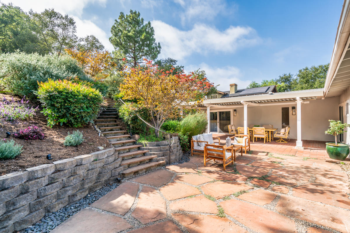 612 Mission Ridge Road Santa Barbara, CA 93103 - Photo 21 of 41 Patio & Stairs - 612 Mission Ridge