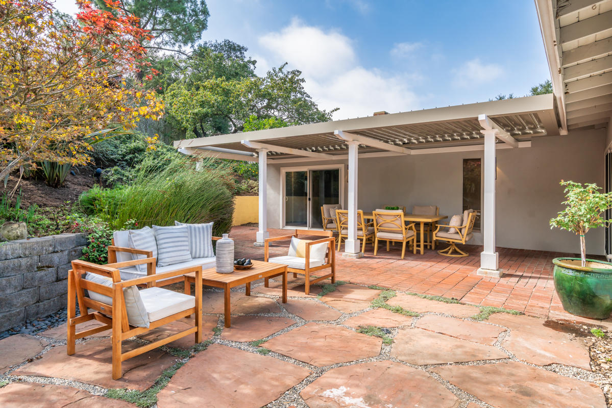 612 Mission Ridge Road Santa Barbara, CA 93103 - Photo 22 of 41 Bedroom Patio - 612 Mission Ridge