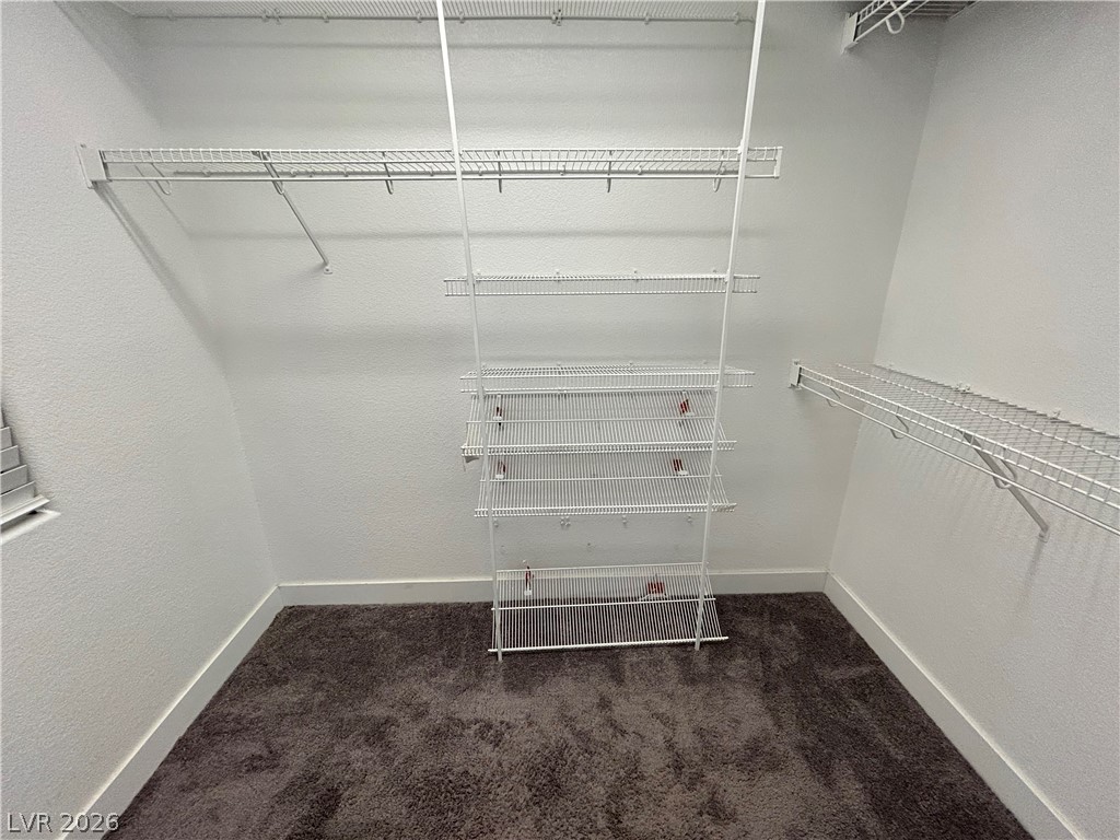6538 Elm Spring Las Vegas, NV 89148 - Photo 10 of 29 Well-organized wire shelving provides ample storage within this practical walk-in closet.
