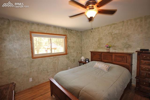3415 Arena Road Colorado Springs, CO 80921 - Photo 16 of 36 Master Bedroom Looks out over back Yard,.. again,.. custom paint