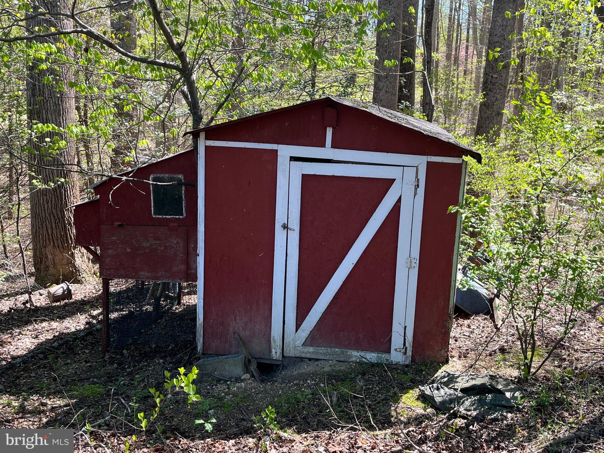 10165 Rocky Rd Place Waldorf, MD 20603 - Photo 39 of 44 Shed/poultry house with stream behind it