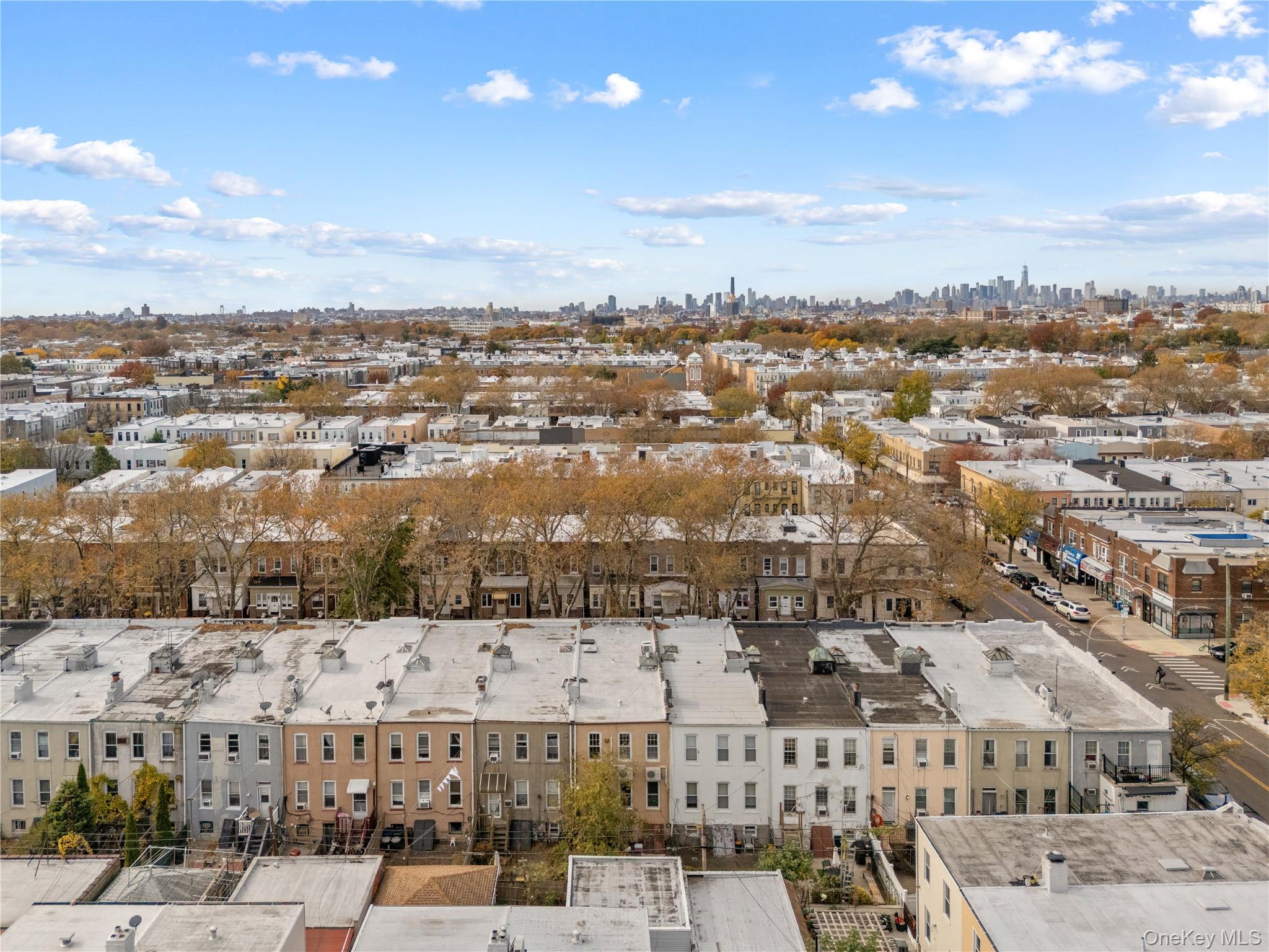 71-11 68th Street Queens, NY 11385 - Photo 19 of 24 Aerial view of city skyline