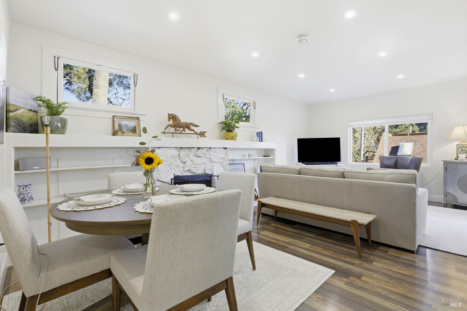 280 Prospect Drive San Rafael, CA 94901 - Photo 11 of 38 a living room with furniture and a flat screen tv