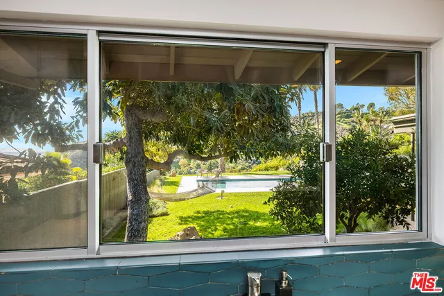 a view of a window in a house