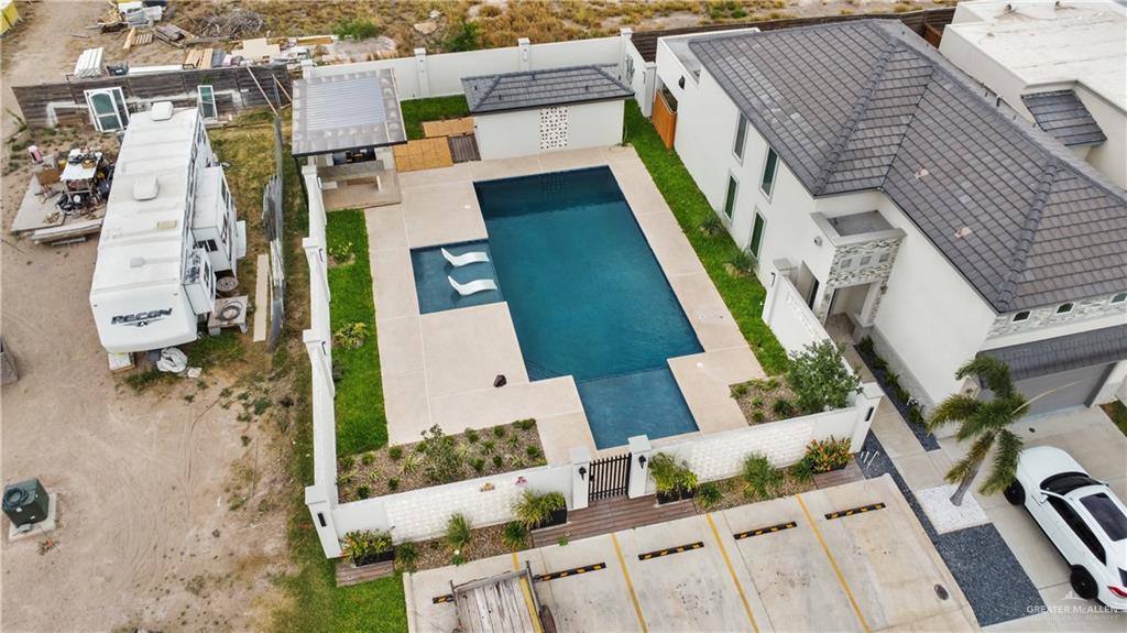 2202 Corales Street Mission, TX 78573 - Photo 17 of 18 Aerial picture of the pool area, the pool is right accross the house