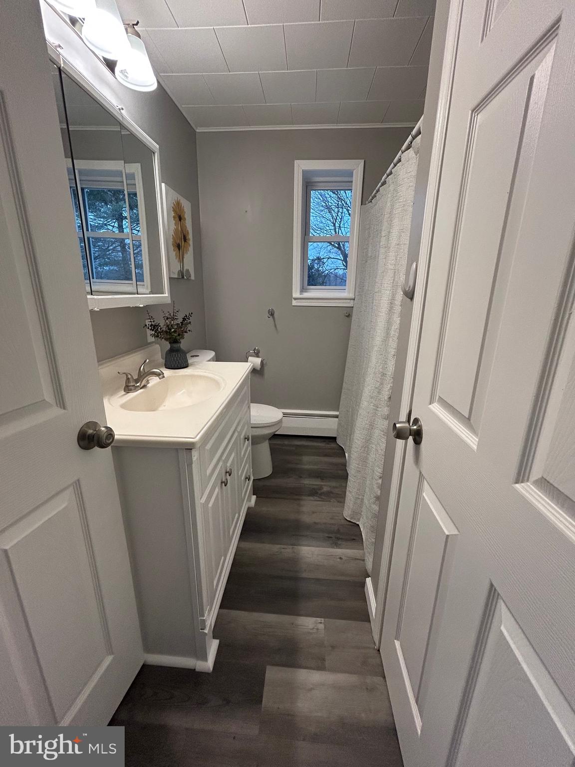 446 Stracks Dam Road Myerstown, PA 17067 - Photo 24 of 56 First Floor Modern Bathroom w/ Tub & Linen Closet