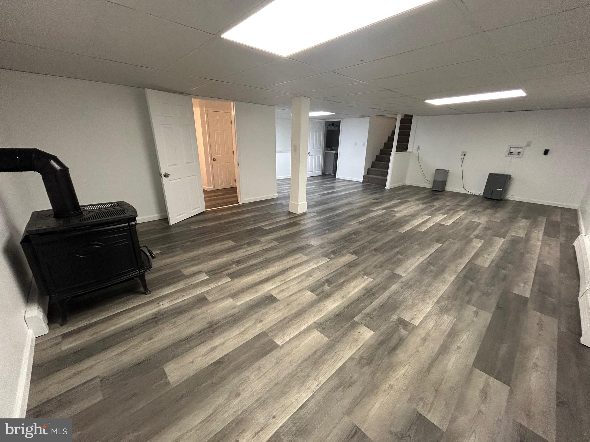 446 Stracks Dam Road Myerstown, PA 17067 - Photo 37 of 56 Lower Level Family Room or Game Room - Woodstove