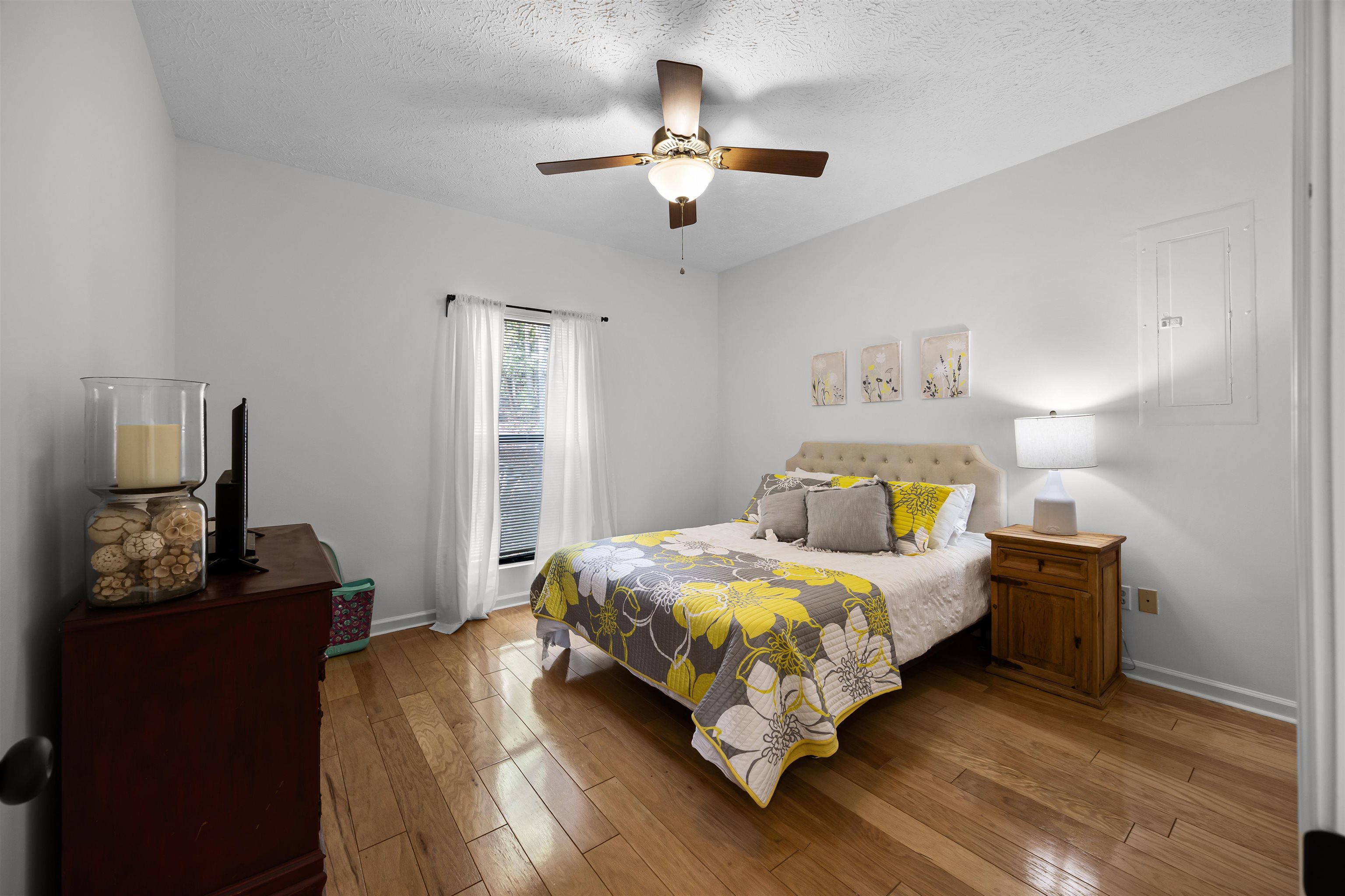 70 Point Clear Cove Savannah, TN 38372 - Photo 21 of 25 Bedroom featuring hardwood / wood-style floors, ceiling fan