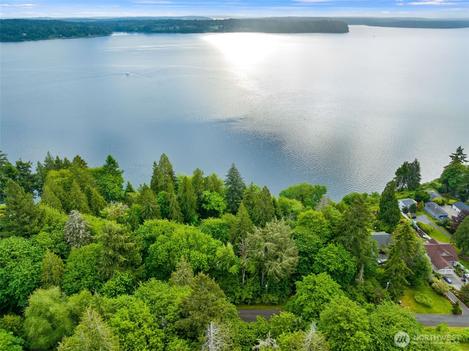 9728 Cascade Loop Northeast Olympia, WA 98516 - Photo 7 of 13 a view of a lake with a yard