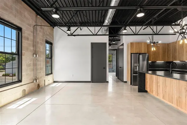 a view of a storage room