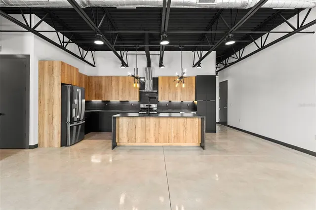a view of a refrigerator with a sink