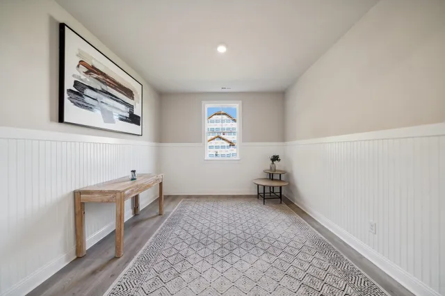 a room with furniture and a window