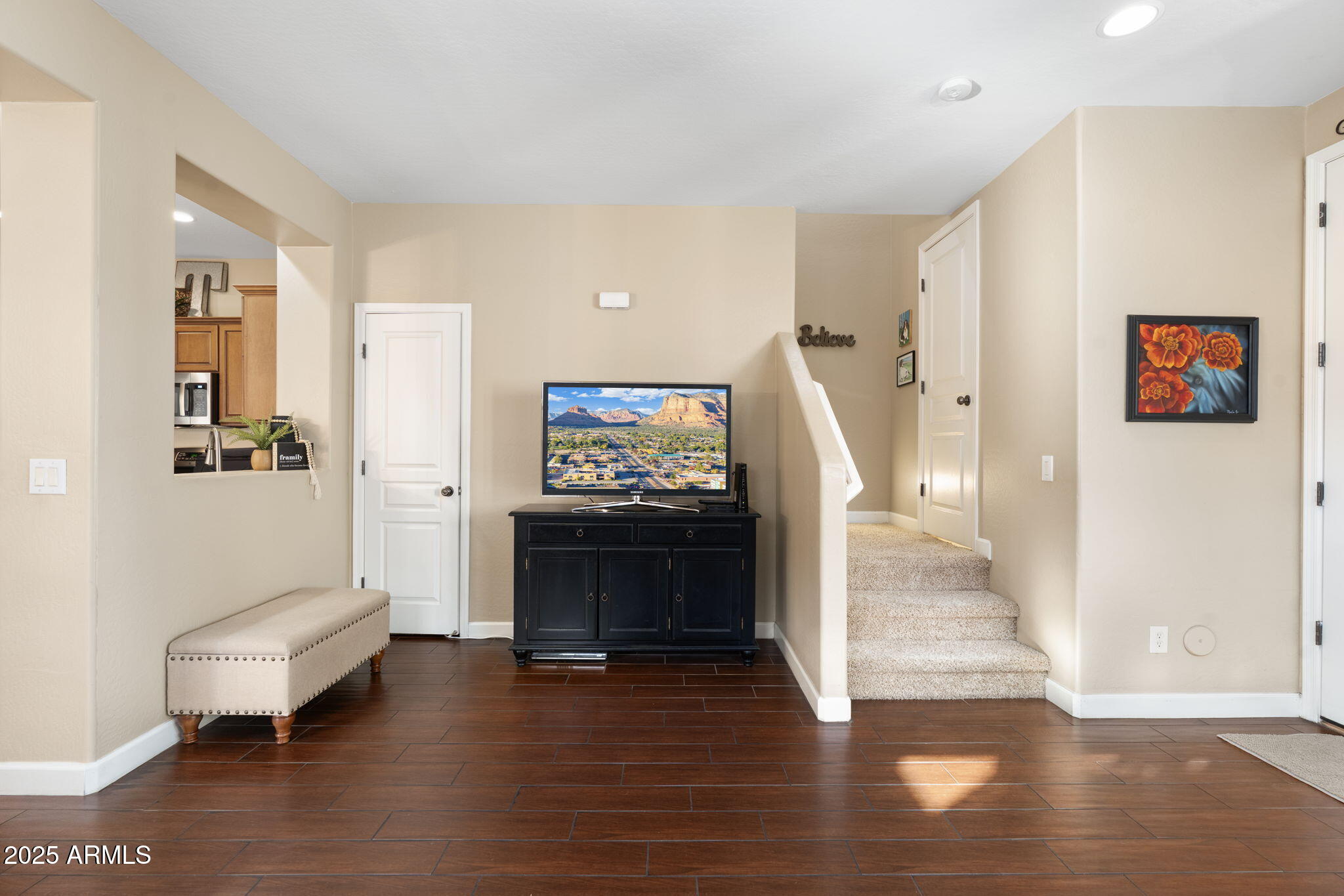 1705 East Joseph Way Gilbert, AZ 85295 - Photo 14 of 39 a living room with furniture and a wooden floor