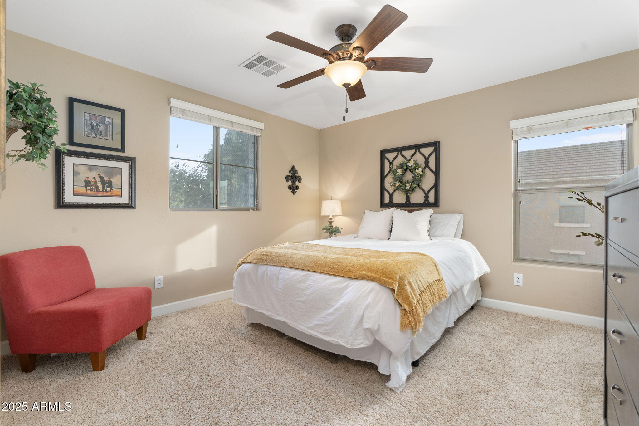 1705 East Joseph Way Gilbert, AZ 85295 - Photo 23 of 39 a bedroom with a bed couches and window