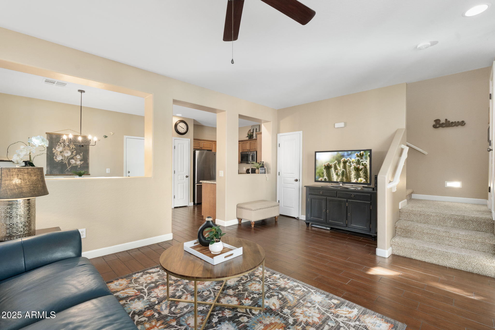 1705 East Joseph Way Gilbert, AZ 85295 - Photo 6 of 39 a living room with furniture and a wooden floor