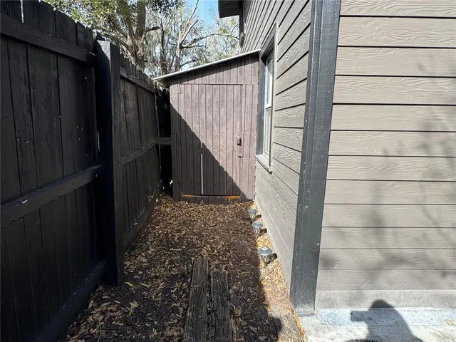 a view of a pathway of a house