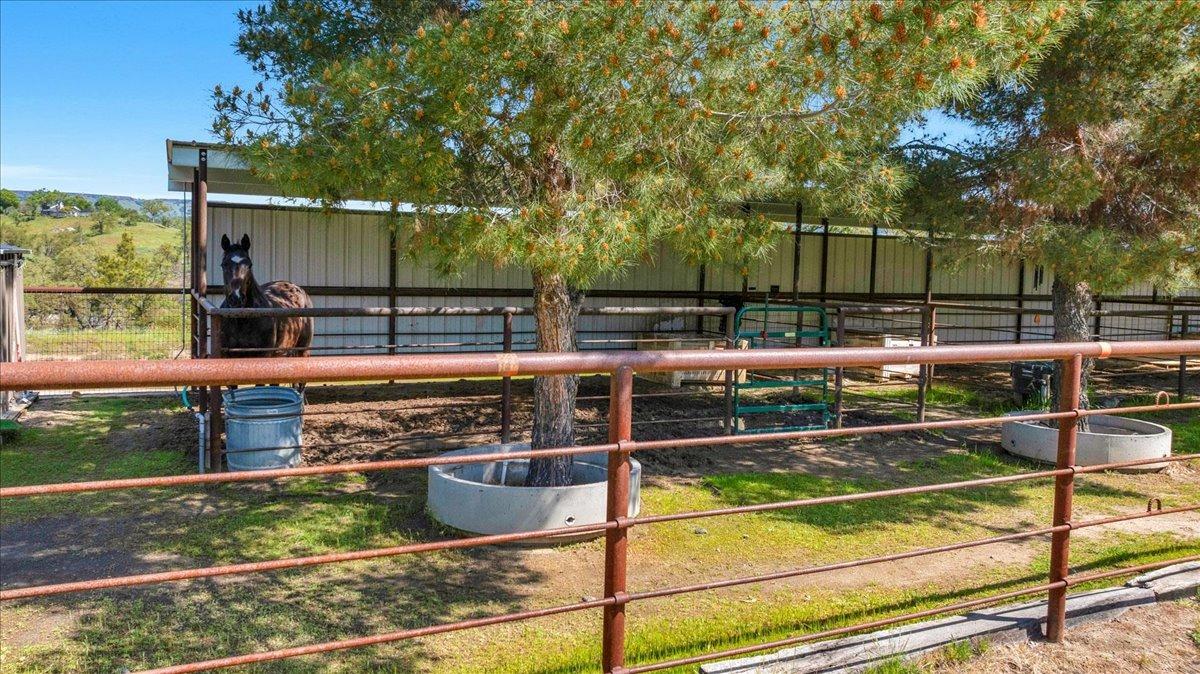 10925 Rusty Spur Lane Clovis, CA 93619 - Photo 84 of 94 a view of backyard with swimming pool and seating space