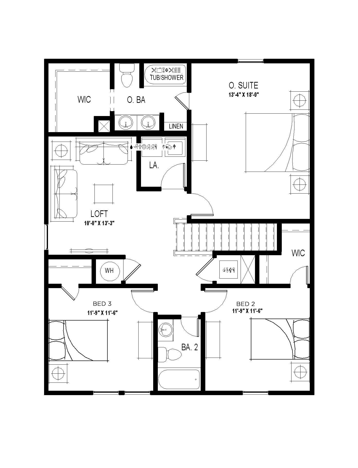 323 Sangaree Road, Unit LOT #336 Walterboro, SC 29488 - Photo 3 of 3 2001 1-Car - 3BD Floor Plan - BROCHURE -