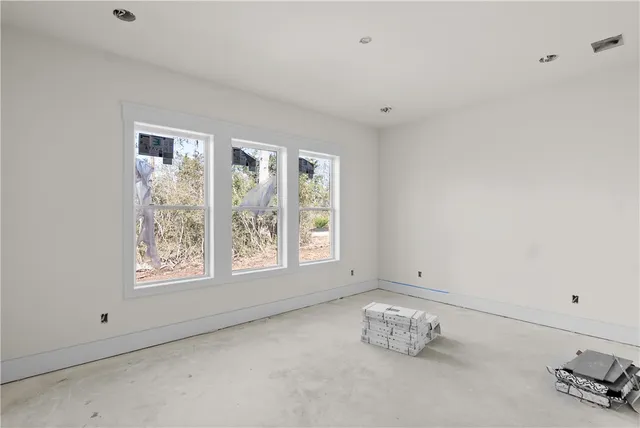 a room with window