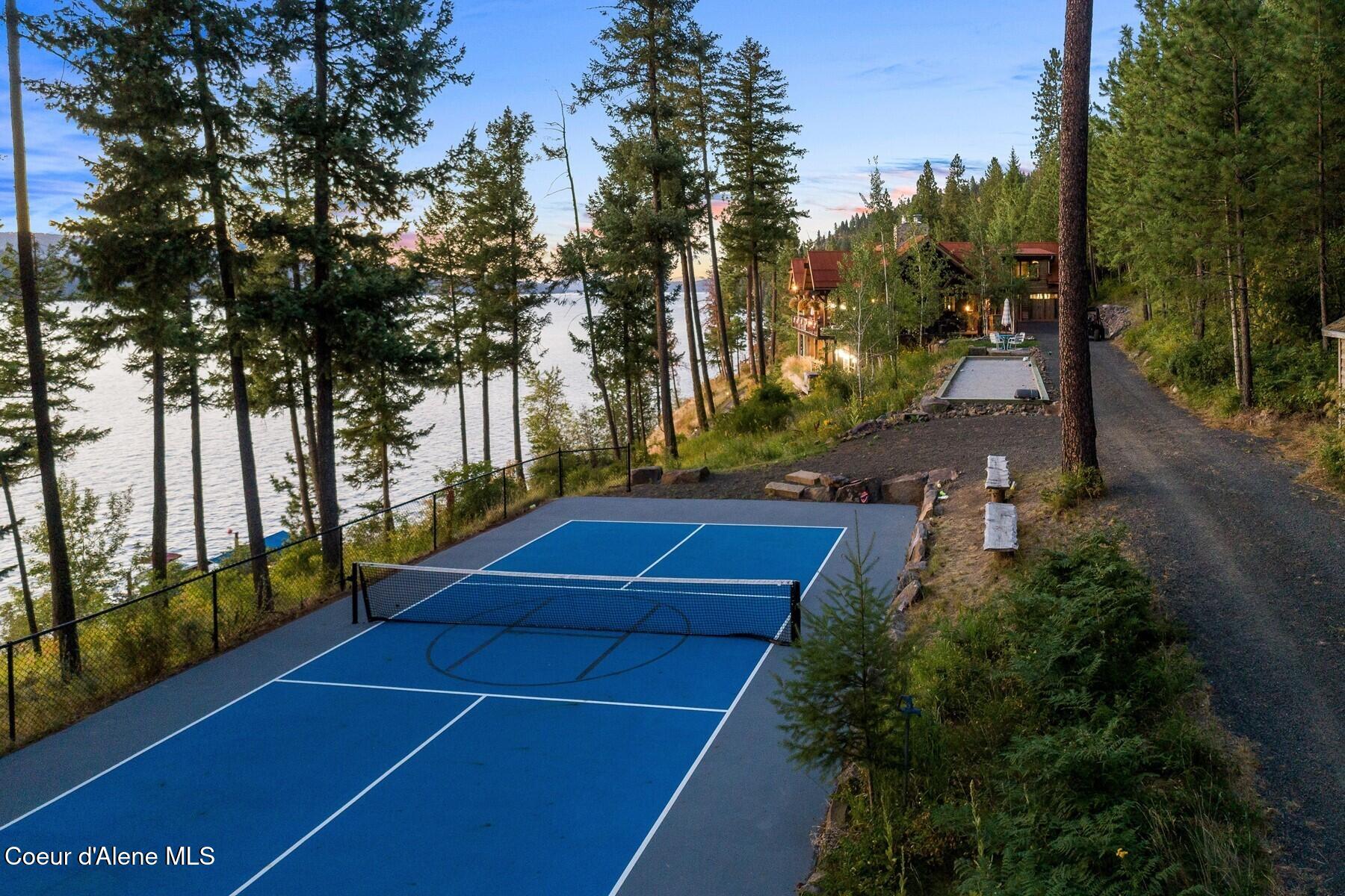 20890 South Inspiration Trail Harrison, ID 83833 - Photo 20 of 67 Private Pickleball court on site