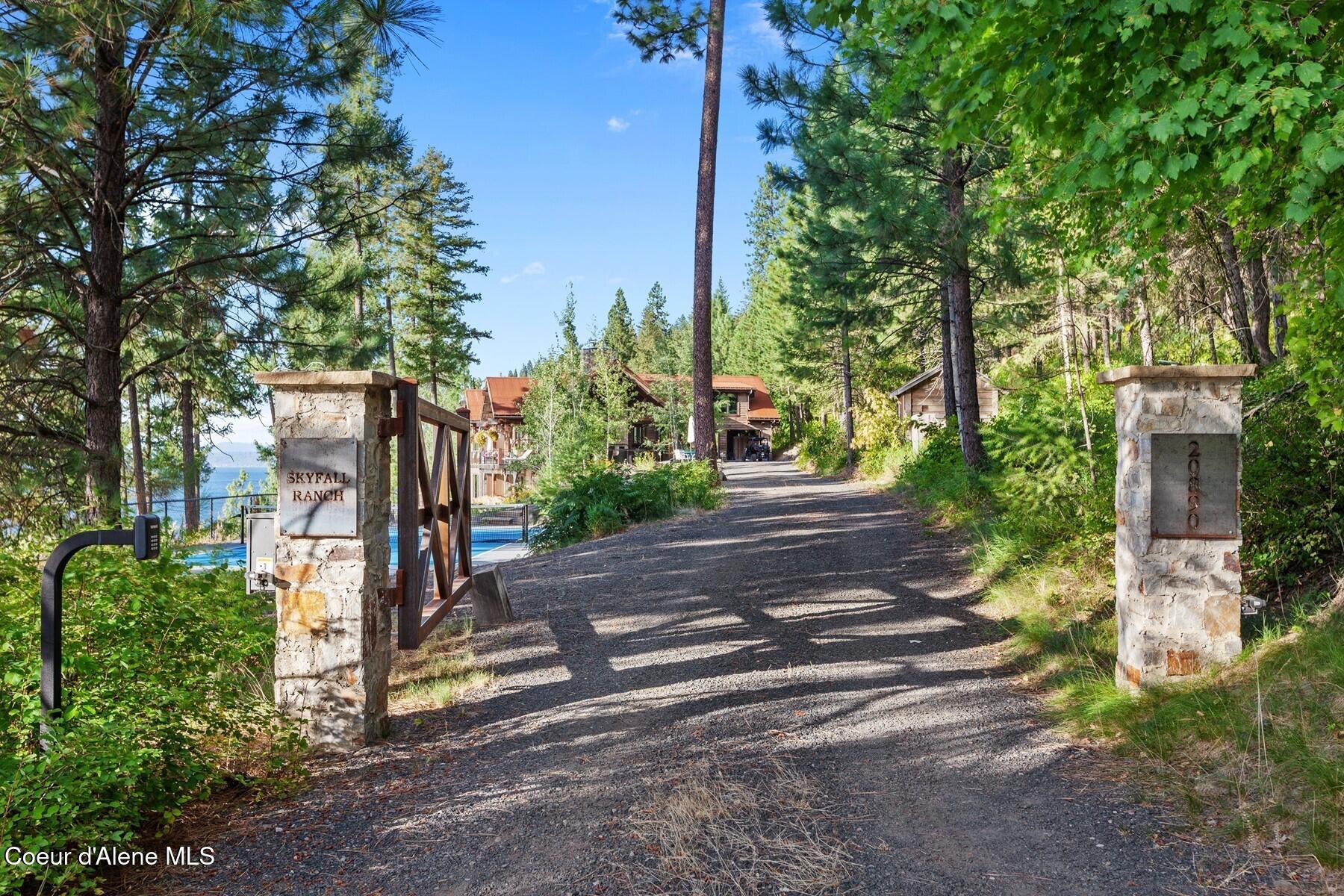 20890 South Inspiration Trail Harrison, ID 83833 - Photo 34 of 67 Gated entry to Skyfall Ranch
